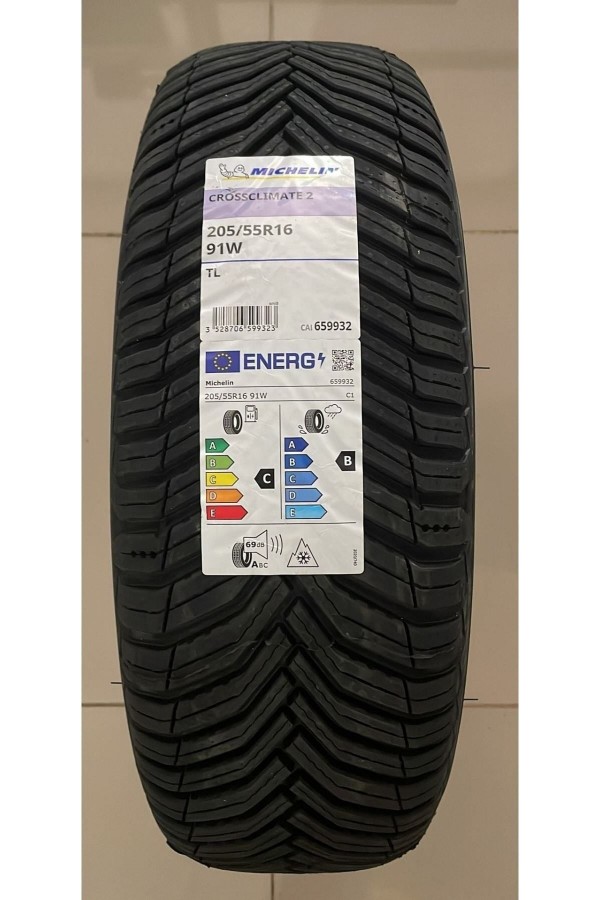 Michelin 205/55R16 91W Crossclımate 2 Dört Mevsim Lastik 51.Hafta 2023 Üretim Michelin 205/55R16 91W Crossclımate 2 Dört Mevsim Lastik 51.Hafta 2023 Üretim